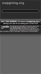 Mobile Screenshot of mapgiving.org